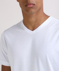 Camiseta-Masculina-Basica-Manga-Curta-Gola-V-Branca-9597169-Branco_4