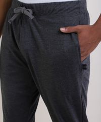 Calca-Masculina-Basica-Relaxed-com-Bolsos-Cinza-Mescla-Escuro-9953204-Cinza_Mescla_Escuro_2