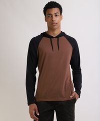 Camiseta-Masculina-Raglan-com-Capuz-Manga-Longa-Marrom-9826873-Marrom_1
