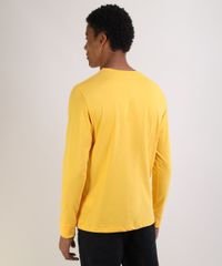 Camiseta-Masculina-Krusty-Burger-Os-Simpsons-Manga-Longa-Gola-Careca-Amarela-9951049-Amarelo_2
