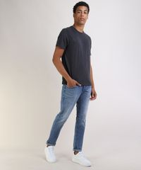 Camiseta-Masculina-Basica-Manga-Curta-Gola-Careca-Cinza-Mescla-Escuro-9597170-Cinza_Mescla_Escuro_3