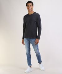 Camiseta-Masculina-Basica-Comfort-Fit-Manga-Longa-Gola-Careca--Cinza-Mescla-Escuro-9826872-Cinza_Mescla_Escuro_3
