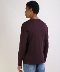 Camiseta-Masculina-Basica-Comfort-Fit-Manga-Longa-Gola-Careca--Vinho-9826872-Vinho_2