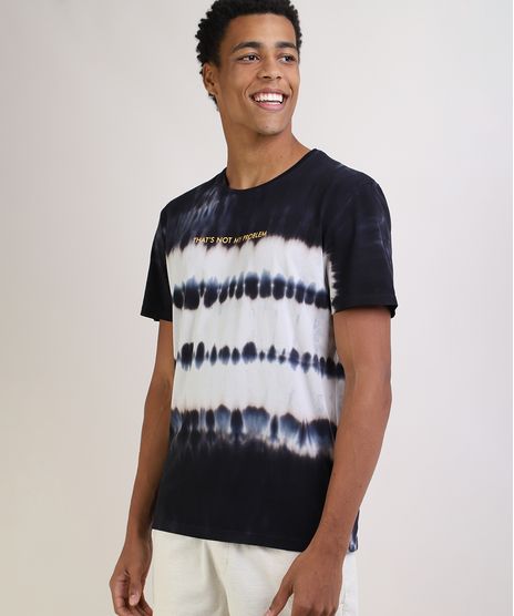 Camiseta-Masculina-Estampada-Tie-Dye-Manga-Curta-Gola-Careca-Preta-9950664-Preto_1