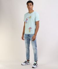 Camiseta-Masculina-Tom-e-Jerry-Manga-Curta-Gola-Careca-Verde-Claro-9952171-Verde_Claro_3