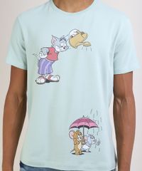 Camiseta-Masculina-Tom-e-Jerry-Manga-Curta-Gola-Careca-Verde-Claro-9952171-Verde_Claro_4