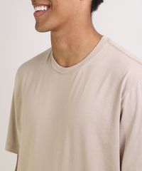 Camiseta-Masculina-Box-Ampla-Manga-Curta-Gola-Careca-Bege-9953252-Bege_4