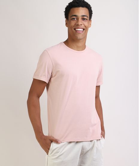 Camiseta-Masculina-Basica-Manga-Curta-Gola-Careca-Rose-9953517-Rose_1