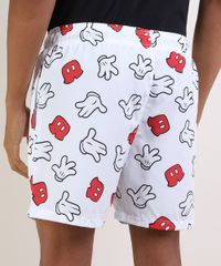 Short-Masculino-Mickey-Estampado-com-Bolsos-Branco-9954520-Branco_4