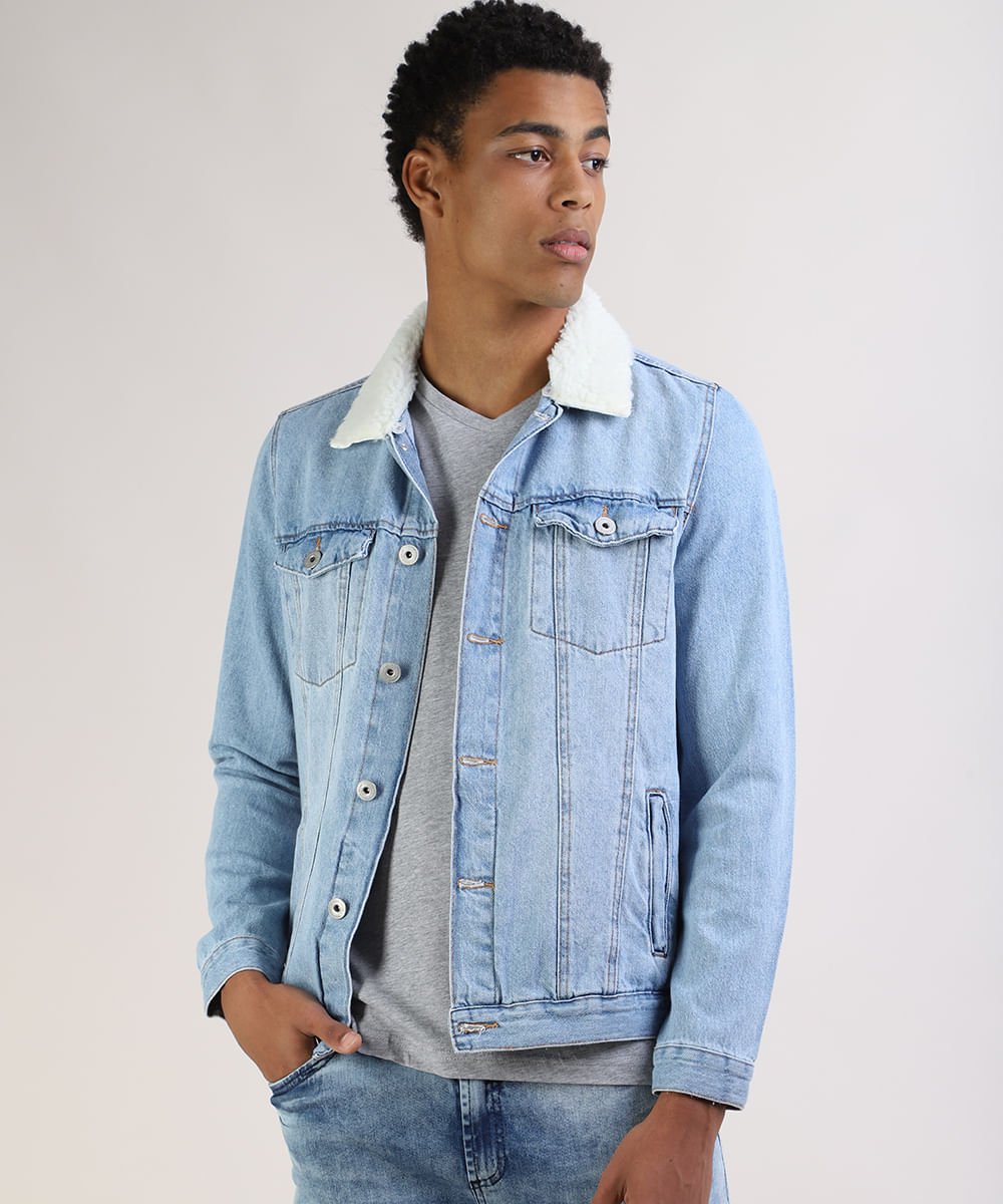 jaqueta jeans masculina barata