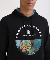 Blusao-de-Moletom-Masculino---Tropical-Vibes-com-Capuz-e-Bolso-Canguru-Preto-9799160-Preto_4