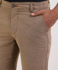 Bermuda-Masculina-Chino-Reta-Texturizada-Marrom-9941937-Marrom_4