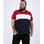 Polo-de-Piquet-Masculina-Plus-Size-Tradicional-com-Recortes-e-Bordado-Manga-Curta-Azul-Marinho-9954194-Azul_Marinho_1