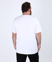 Camiseta-Masculina-Plus-Size-com-Recortes-Manga-Curta-Gola-Careca-Branca-9955112-Branco_2