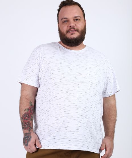 Camiseta-Masculina-Plus-Size-com-Bolso-Manga-Curta-Gola-Careca-Branca-9956873-Branco_1