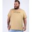 Camiseta-Masculina-Plus-Size--New-York--Manga-Curta-Gola-V-Bege-9956878-Bege_1