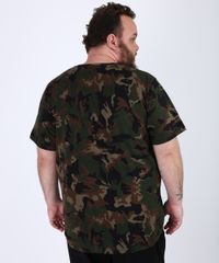 Camiseta-Masculina-Plus-Size-Estampada-Camuflada-Manga-Curta-Gola-Careca-Verde-Militar-9958546-Verde_Militar_2