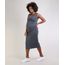 Vestido-Feminino-Gestante-Midi-Canelado-Transpassado-com-Franzido-Sem-Manga-Cinza-Mescla-Escuro-9955983-Cinza_Mescla_Escuro_1