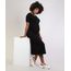 Vestido-Feminino-Gestante-Midi-com-Franzido-Manga-Curta-Preto-9955992-Preto_1