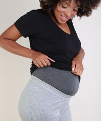 Calca-Feminina-Gestante-Jogger-Cintura-Alta-Cinza-Mescla-9956023-Cinza_Mescla_4