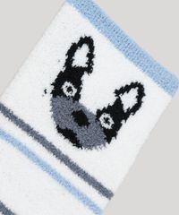 Kit-de-2-Meias-de-Inverno-Infantil-em-Chenille-Cano-Medio-Cachorro-Multicor-9927134-Multicor_2