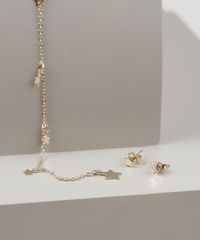 Kit-de-Brinco---Colar-Folheados-com-Pingente-de-Estrela-Dourado-9943786-Dourado_2
