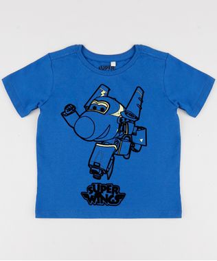 Camiseta-Infantil-Super-Wings-Manga-Curta-Gola-Careca-Azul-9957528-Azul_1