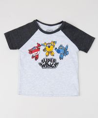 Camiseta-Infantil-Super-Wings-Manga-Curta-Raglan-Gola-Careca-Cinza-Mescla-9957529-Cinza_Mescla_1