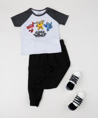 Camiseta-Infantil-Super-Wings-Manga-Curta-Raglan-Gola-Careca-Cinza-Mescla-9957529-Cinza_Mescla_3