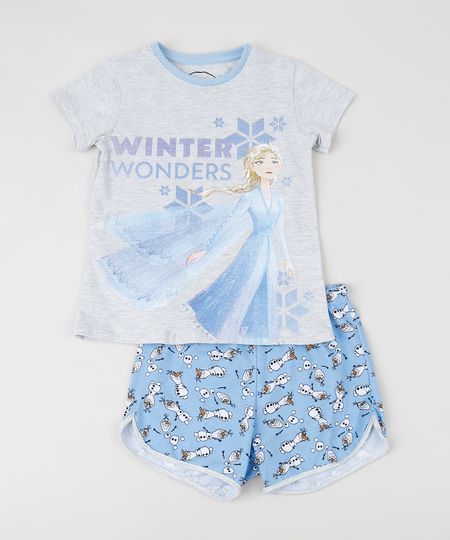 Pijama-Infantil-Frozen-Manga-Curta-Cinza-Mescla-9942761-Cinza_Mescla_1