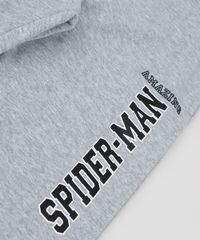 Calca-de-Moletom-Juvenil-Homem-Aranha-Cinza-Mescla-Claro-9341311-Cinza_Mescla_Claro_3