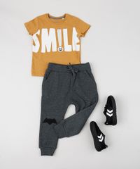 Calca-em-Moletom-Infantil-Batman-Cinza-Mescla-9358066-Cinza_Mescla_3