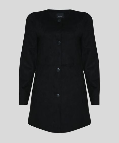 casaco feminino de suede