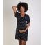 Vestido-Feminino-Gestante-Curto-Estampado-de-Poa-com-No-Manga-Curta-Preto-9955986-Preto_1