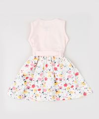 Vestido-Infantil-Estampado-Floral-com-Faixa-para-Amarrar-sem-Manga-Rosa-9947985-Rosa_2