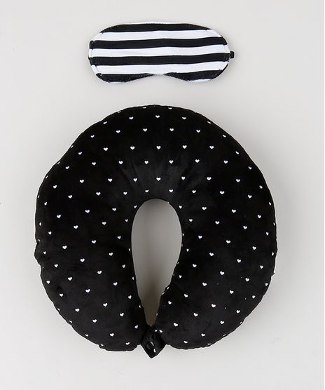 Kit-de-Apoio-de-Pescoco-Estampado-coracao---Tapa-Olho-Listrado-Preto-9949223-Preto_1