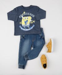 Camiseta-Infantil-Bob-Esponja-Manga-Longa-Azul-9955086-Azul_3