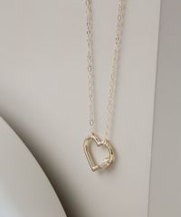 Colar-Feminino-Mosquetao-Folheado-com-Pingente-de-Coracao-Dourado-9957920-Dourado_2