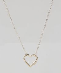 Colar-Feminino-Mosquetao-Folheado-com-Pingente-de-Coracao-Dourado-9957920-Dourado_3
