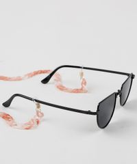 Corrente-para-Oculos-Feminina-de-Acrilico-Marmorizado-Dourado-9957925-Dourado_1