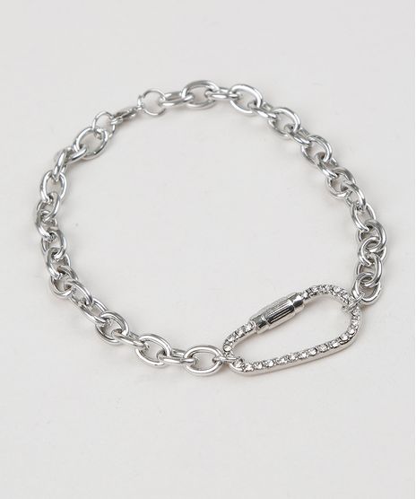 Pulseira-Feminina-Mosquetao-Folheado-Prateado-9957929-Prateado_1