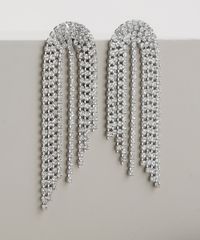 Brinco-Feminino-Alongado-com-Franjas-em-Strass-Prateado-9957933-Prateado_2