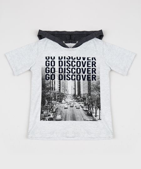 Camiseta-Infantil--Go-Discover--com-Capuz-Manga-Curta-Cinza-Mescla-Claro-9944165-Cinza_Mescla_Claro_1 Camiseta-Infantil--Go-Discover--com-Capuz-Manga-Curta-Cinza-Mescla-Claro-9944165-Cinza_Mescla_Claro_1