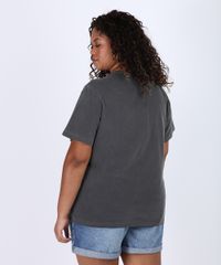 Blusa-Feminina-Plus-Size-A-Dama-e-o-Vagabundo-Manga-Curta-Decote-Redondo-Chumbo-9953282-Chumbo_2