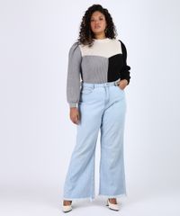 Calca-Jeans-Feminina-Plus-Size-Pantalona-Cintura-Super-Alta-com-Barra-Desfiada-Azul-Claro-9956109-Azul_Claro_3
