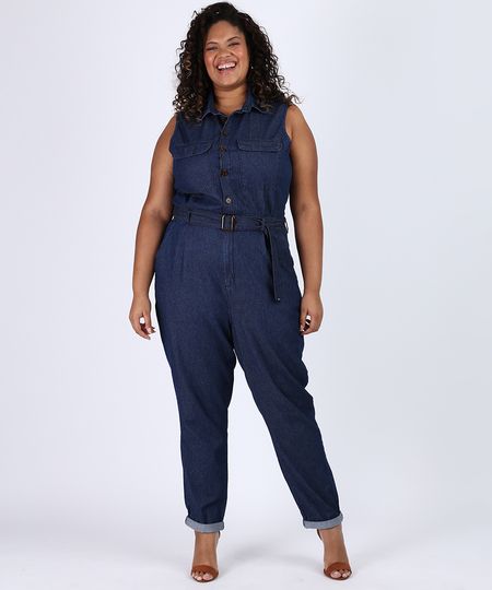 Macacao-Jeans-Feminino-Plus-Size-com-Bolsos-e-Cinto-Sem-Manga-Azul-Escuro-9956111-Azul_Escuro_1 Macacao-Jeans-Feminino-Plus-Size-com-Bolsos-e-Cinto-Sem-Manga-Azul-Escuro-9956111-Azul_Escuro_1