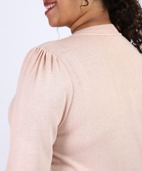 Sueter-de-Trico-Feminino-Plus-Size-Manga-Bufante-Bege-Claro-9956403-Bege_Claro_4