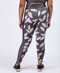 Calca-Legging-Feminina-Plus-Size-Esportiva-Ace-Cintura-Alta-Estampada-de-Folhagem-Chumbo-9956120-Chumbo_2