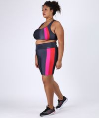 Bermuda-Feminina-Plus-Size-Esportiva-Ace-Cintura-Alta-Color-Block-Neon-Chumbo-9956966-Chumbo_3