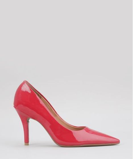 scarpin vermelho vizzano